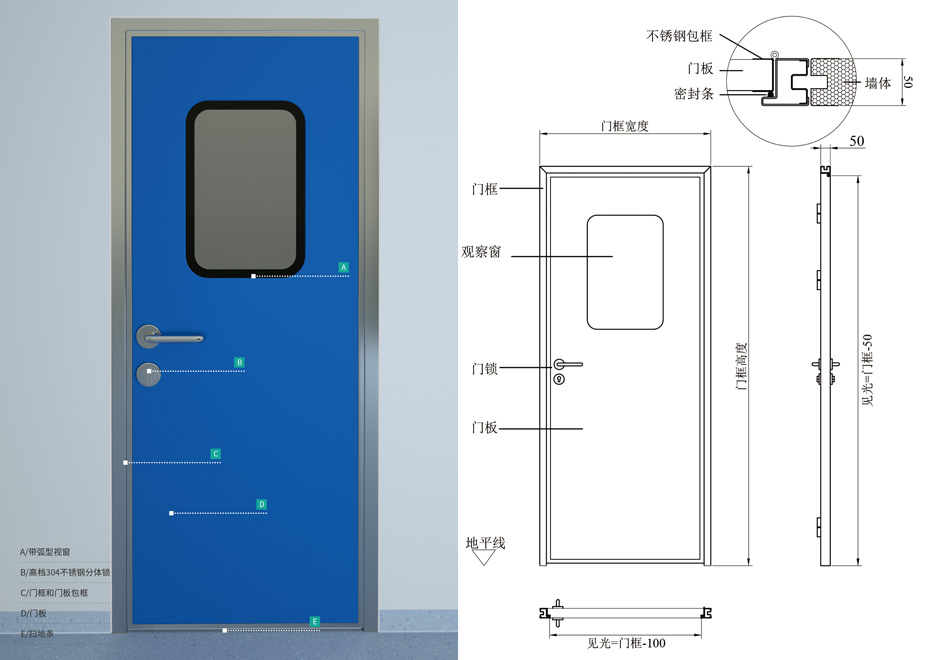 洁净室钢制门定制哪家品质有保障？